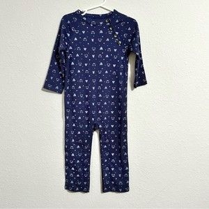 NWT Janie & Jack BEAR AND TREE PRINT 1-PIECE bodysuit Sz 18-24 months